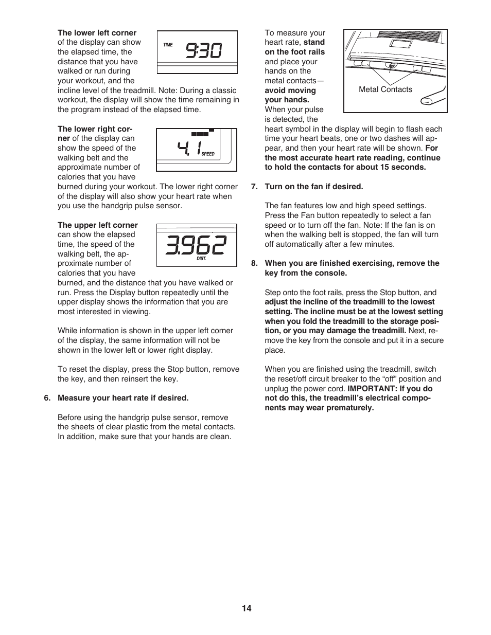Gold's Gym GGTL03607.4 User Manual | Page 14 / 28