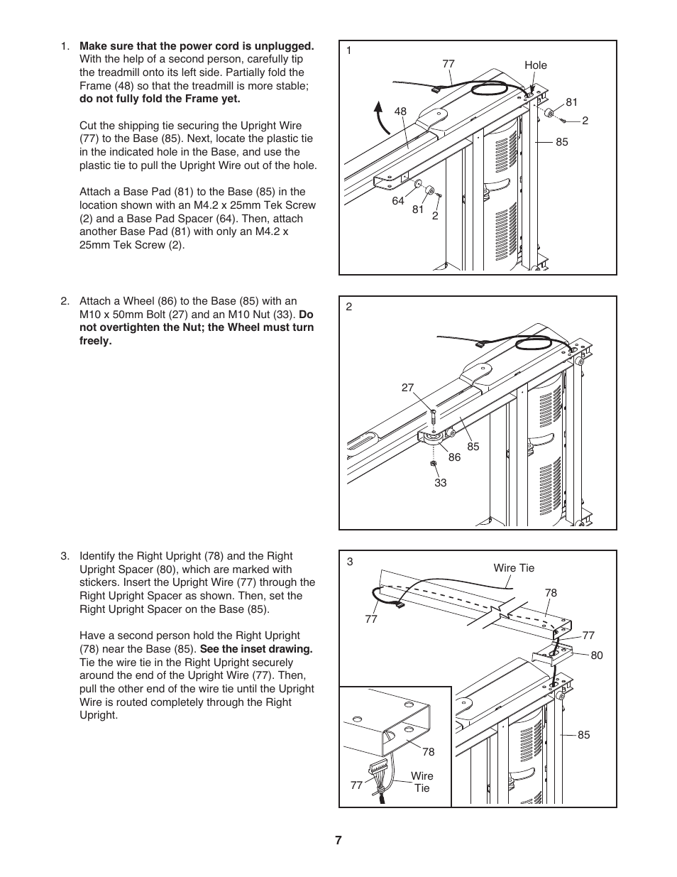 Gold's Gym GGTL03607.4 User Manual | Page 7 / 28