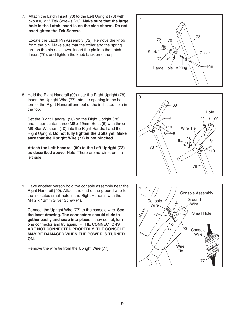 Gold's Gym GGTL03607.4 User Manual | Page 9 / 28