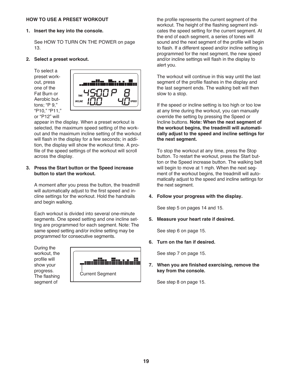 Gold's Gym Maxx Crosswalk 650 User Manual | Page 19 / 36