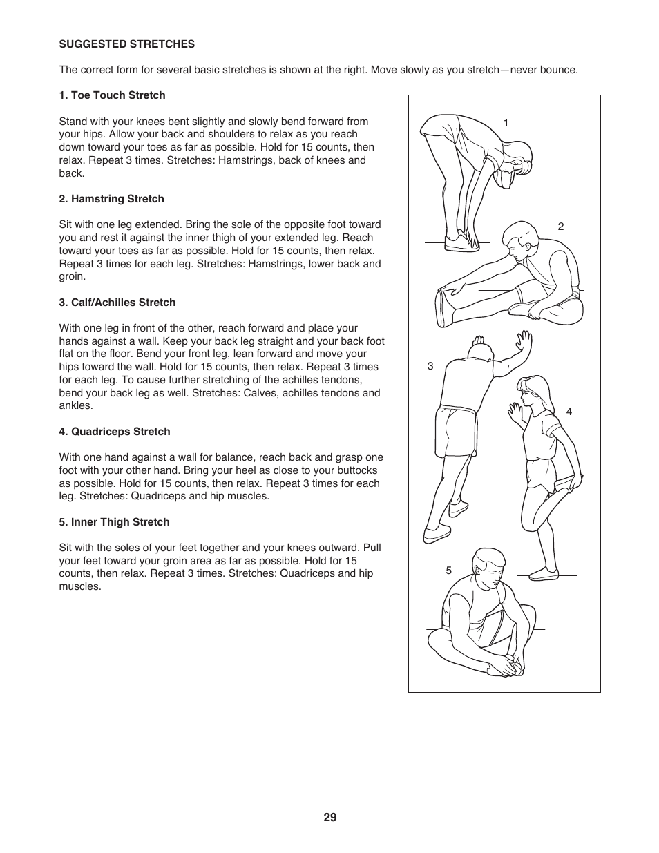 Gold's Gym Maxx Crosswalk 650 User Manual | Page 29 / 36