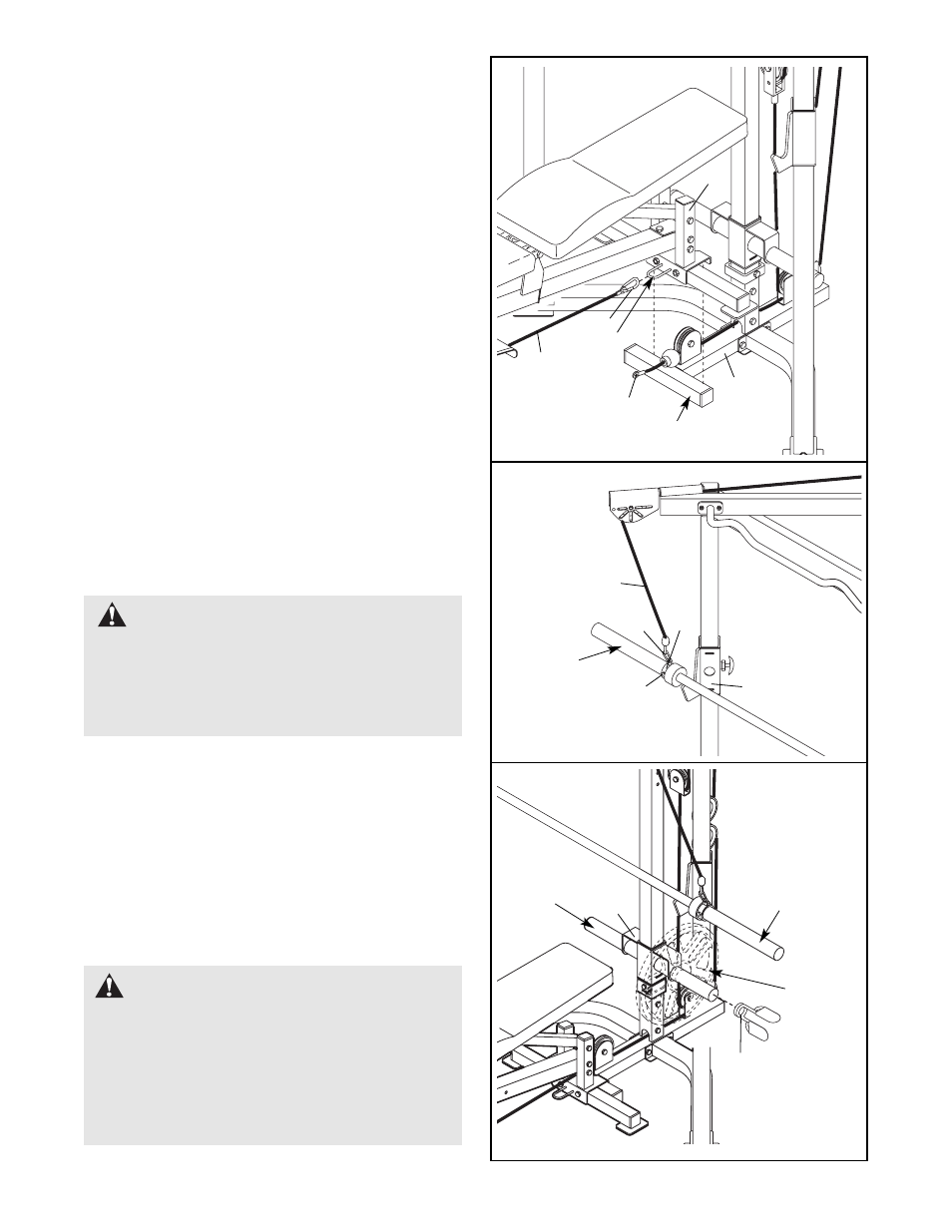 Warning | Gold's Gym GGBE29922 User Manual | Page 17 / 27