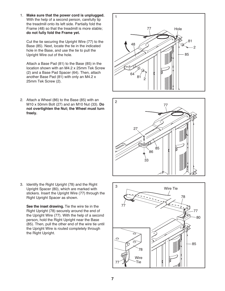 Gold's Gym GGTL03607.3 User Manual | Page 7 / 28