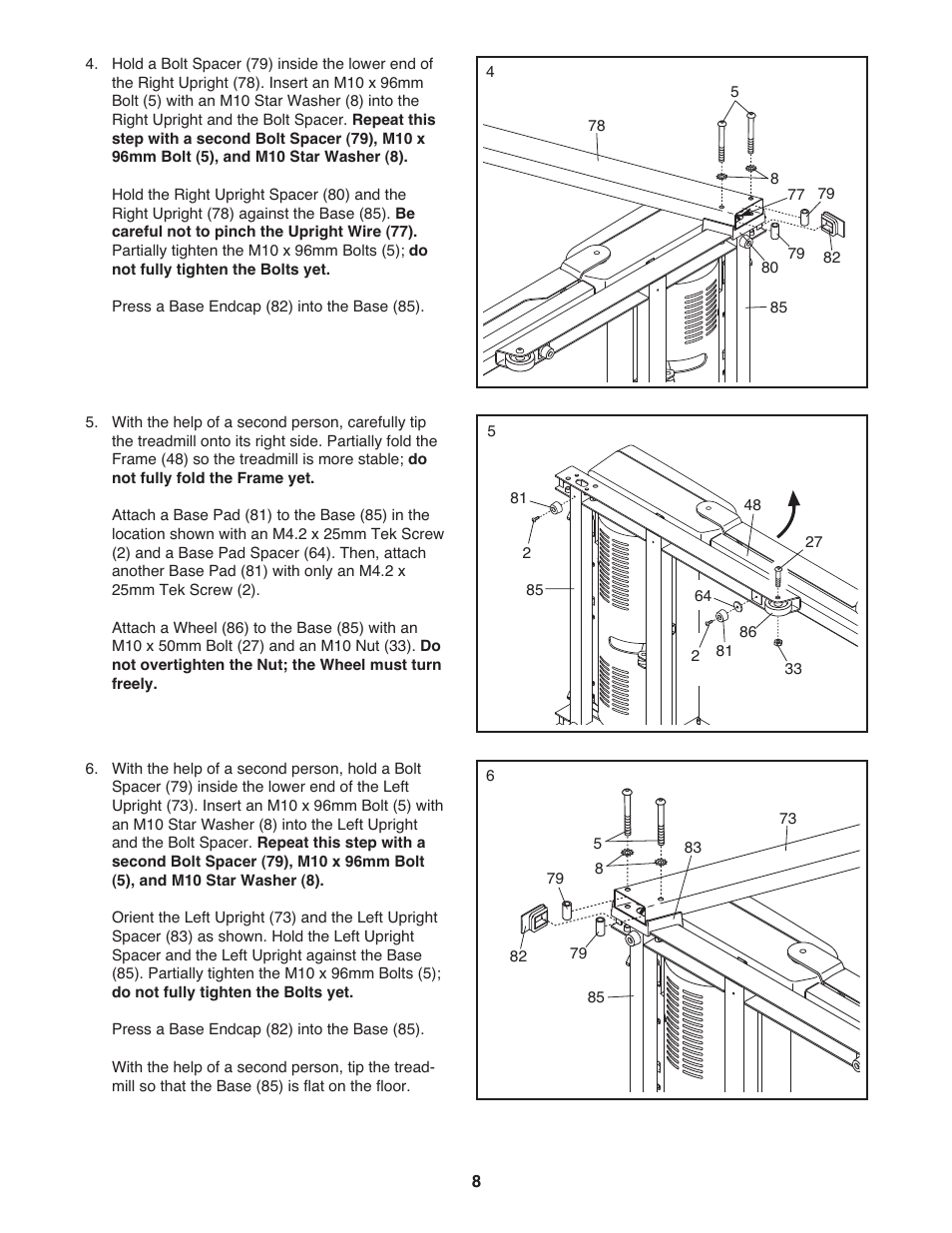 Gold's Gym GGTL03607.3 User Manual | Page 8 / 28