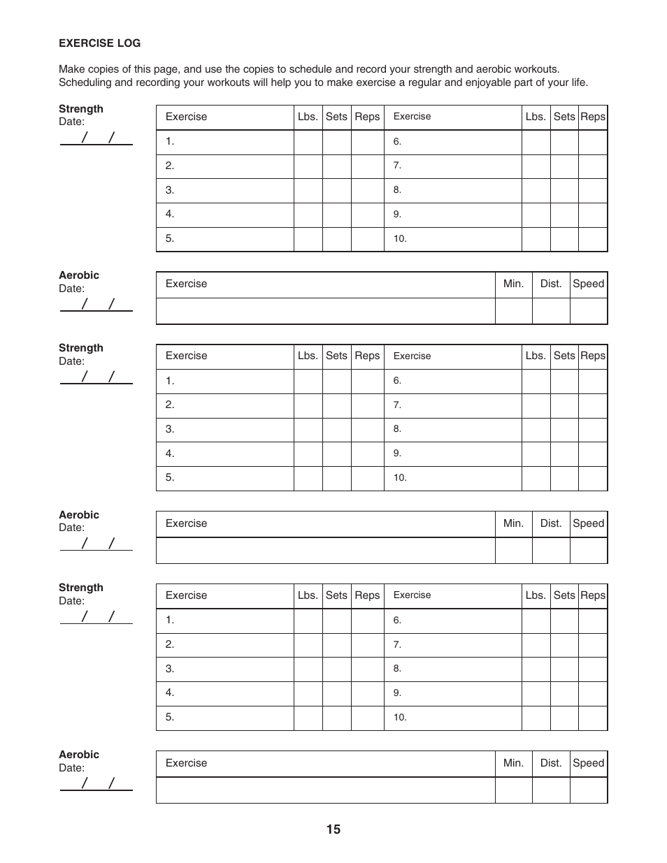 Gold's Gym PLATINUM GGBE1658.0 User Manual | Page 15 / 20