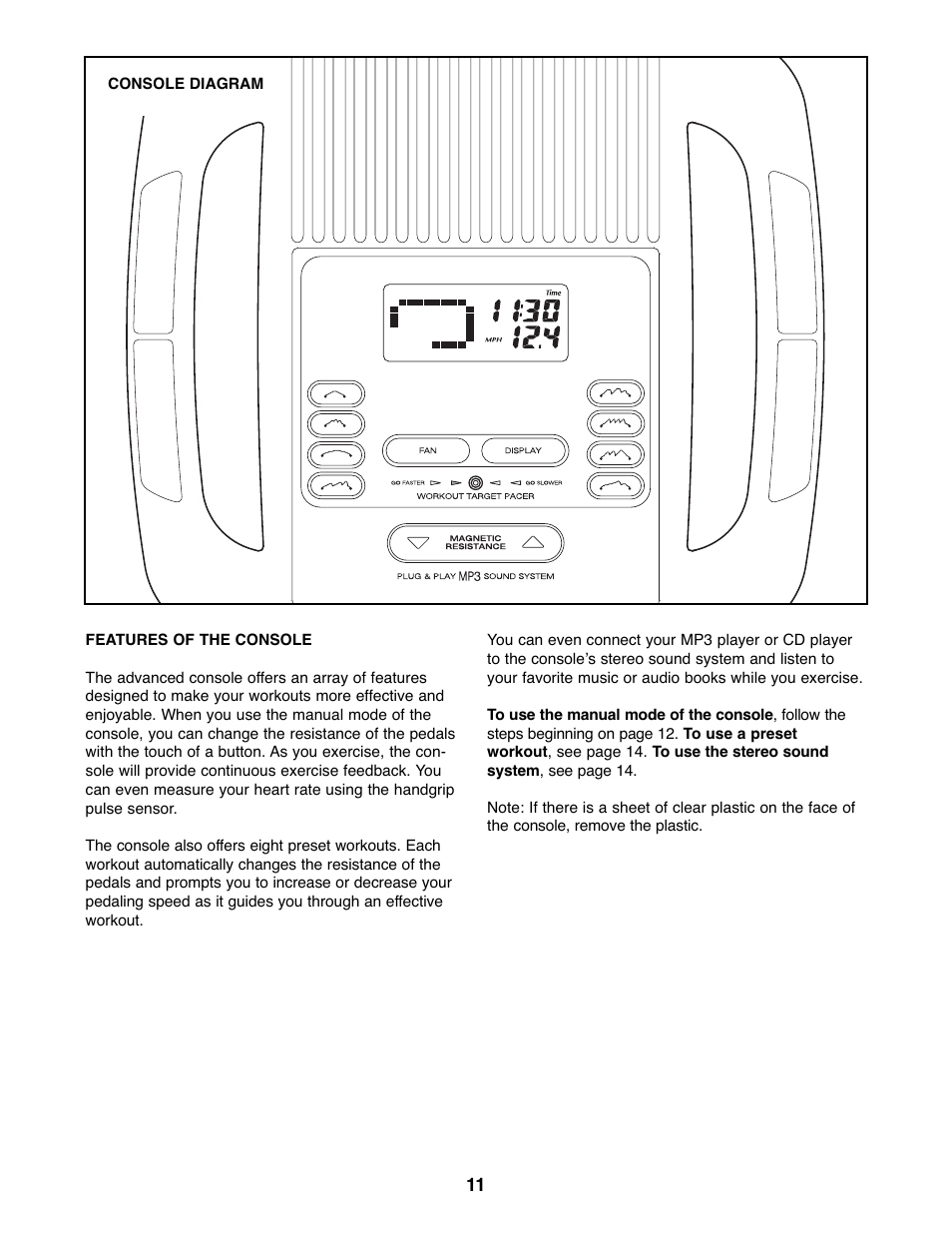 Gold's Gym GGEX61607.0 User Manual | Page 11 / 20