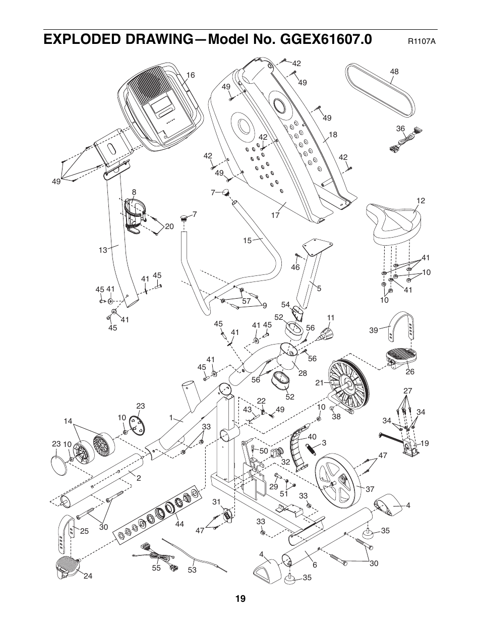 Gold's Gym GGEX61607.0 User Manual | Page 19 / 20