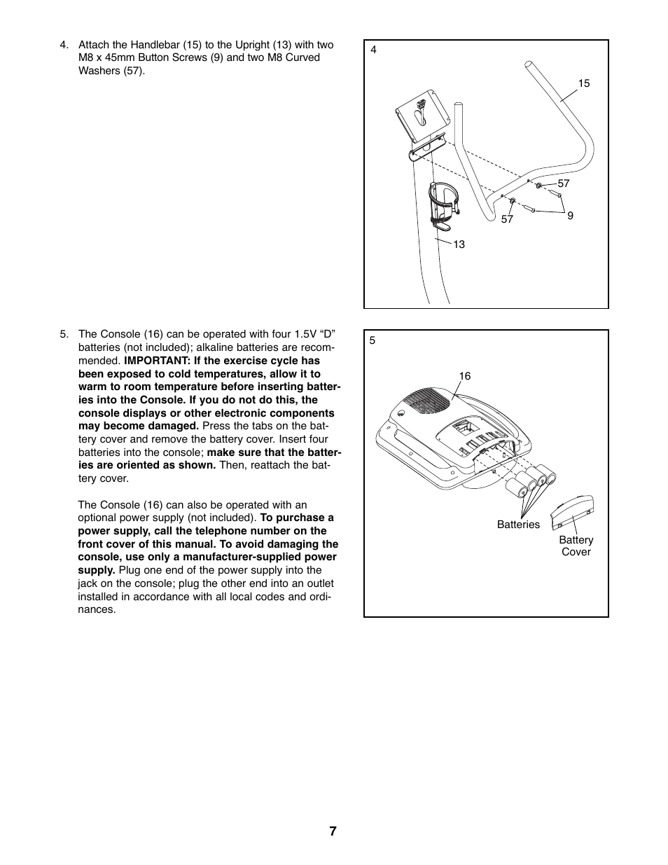 Gold's Gym GGEX61607.0 User Manual | Page 7 / 20