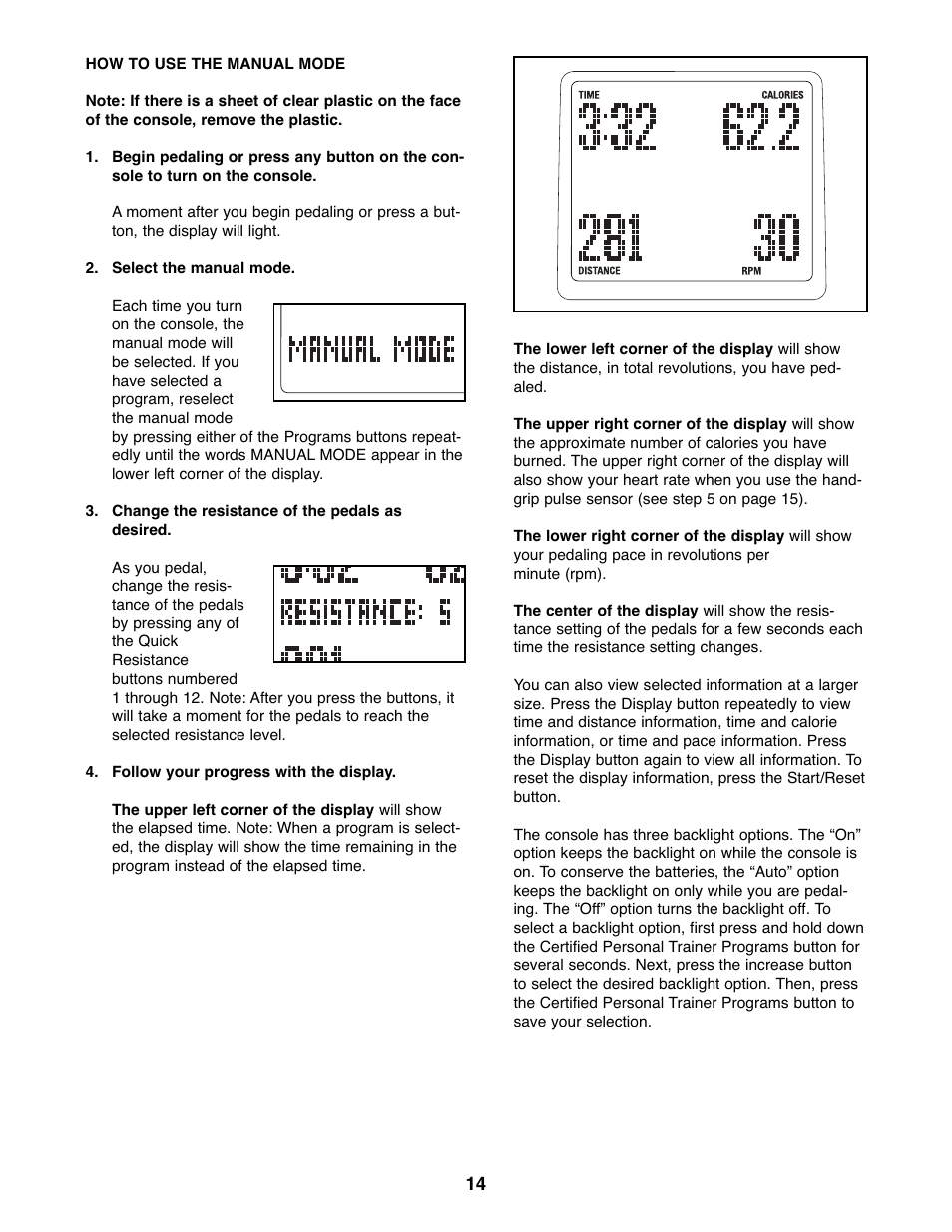 Gold's Gym GGEL67907.0 User Manual | Page 14 / 28
