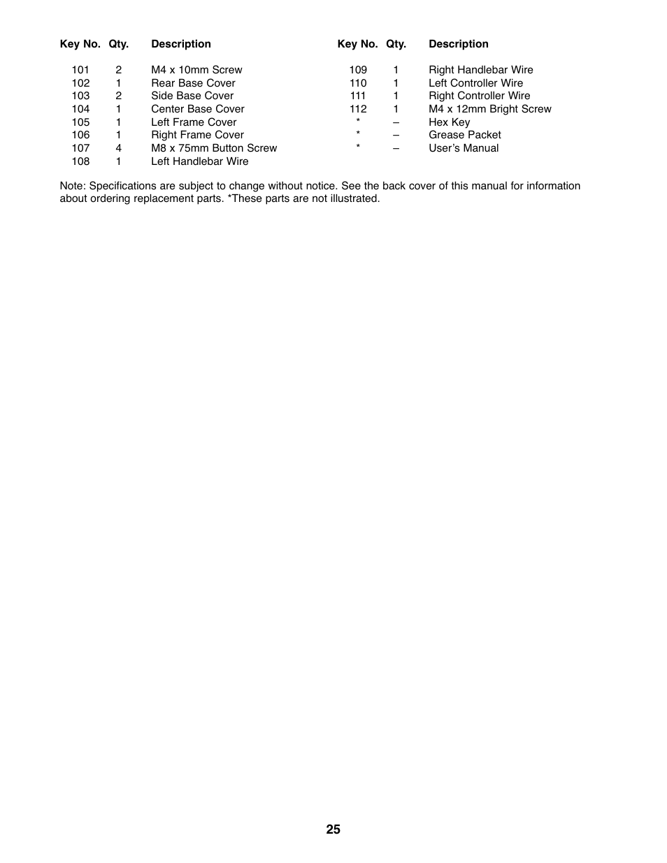 Gold's Gym GGEL67907.0 User Manual | Page 25 / 28