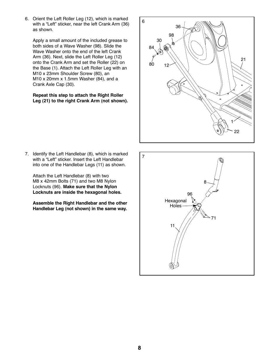Gold's Gym GGEL67907.0 User Manual | Page 8 / 28