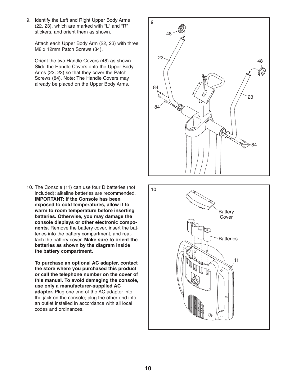 Gold's Gym GGEL66008.0 User Manual | Page 10 / 28