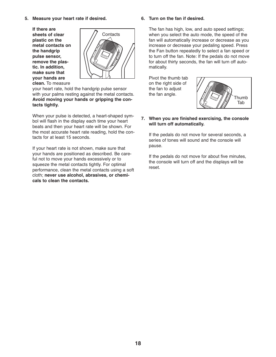 Gold's Gym GGEL66008.0 User Manual | Page 18 / 28
