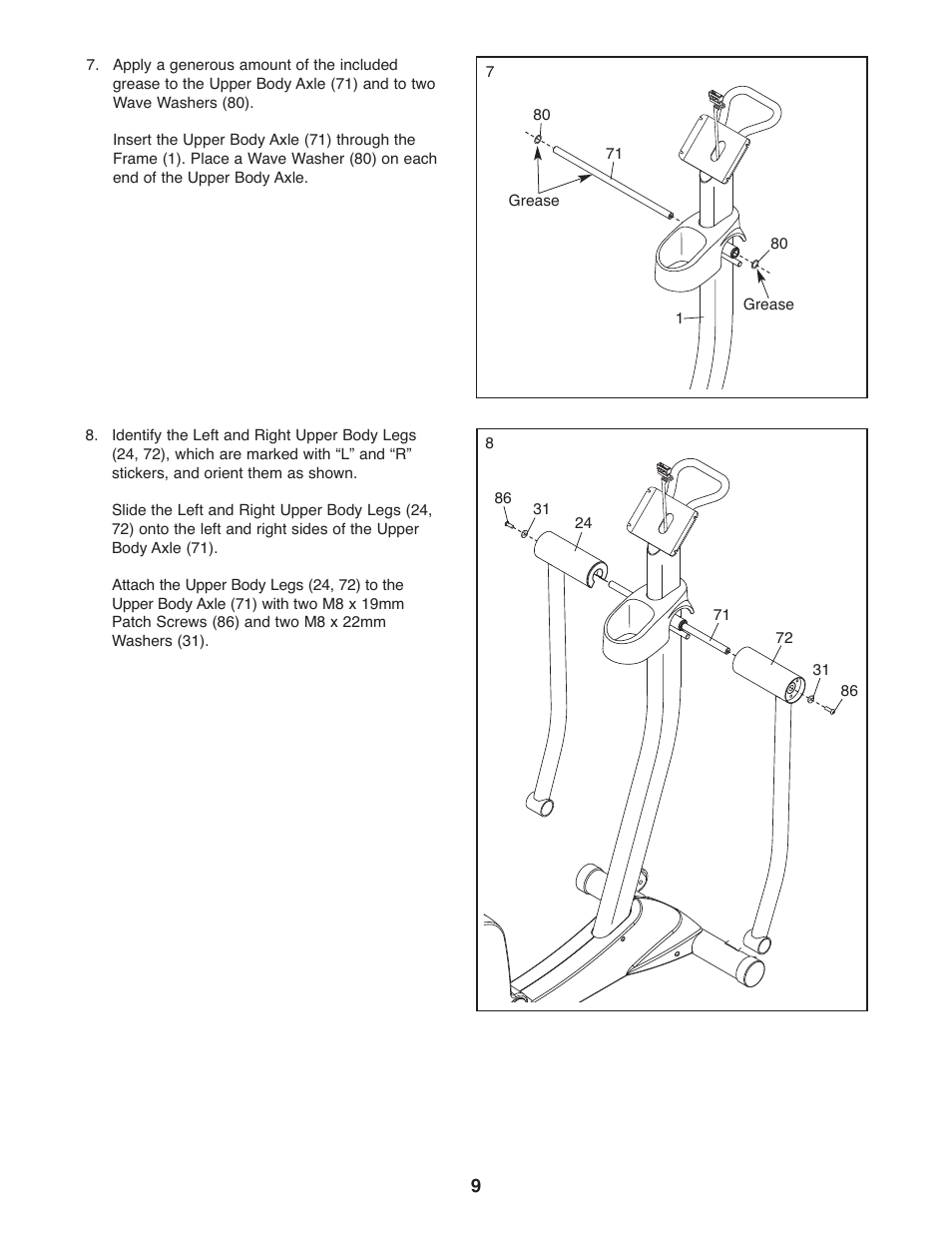 Gold's Gym GGEL66008.0 User Manual | Page 9 / 28