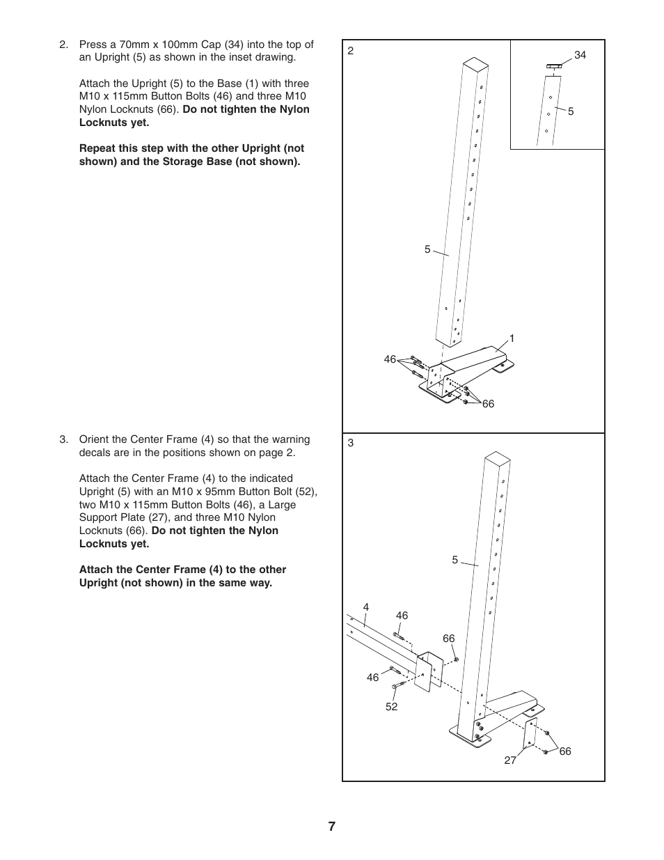 Gold's Gym Platinum GGBE25580 User Manual | Page 7 / 20