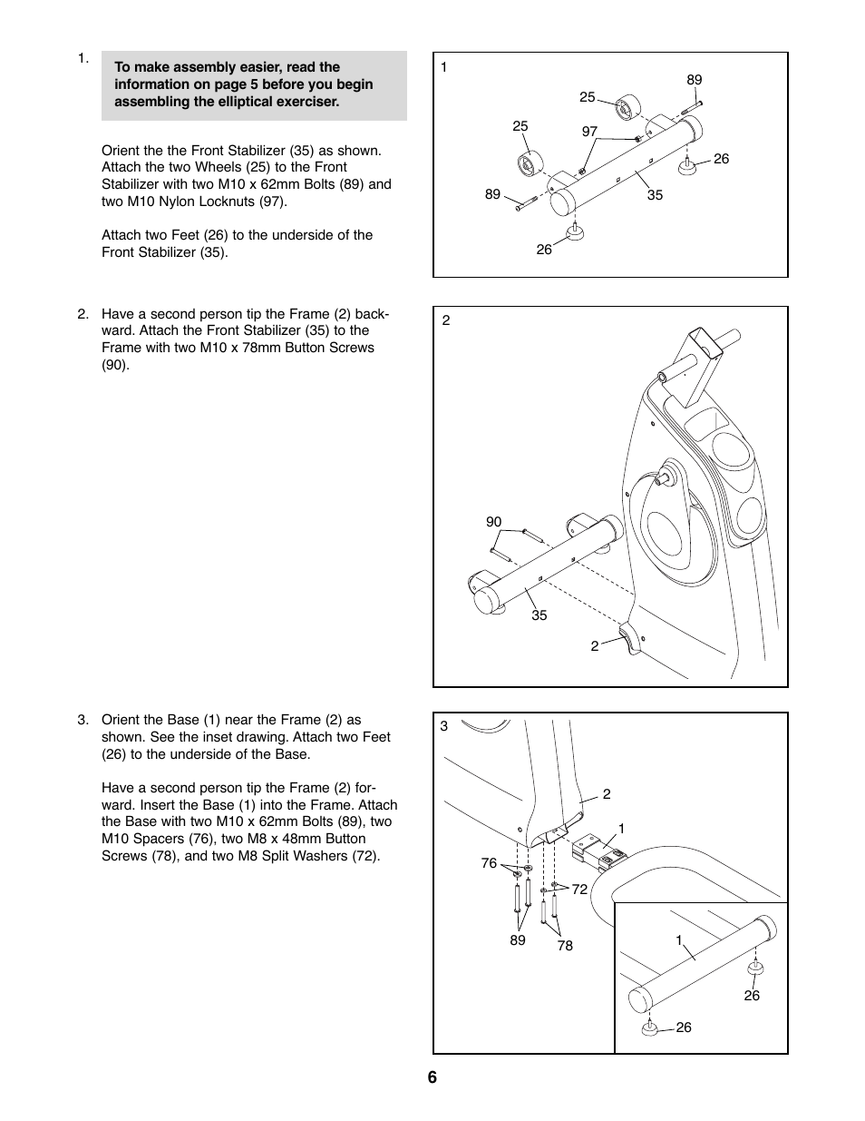 Gold's Gym 510 User Manual | Page 6 / 24