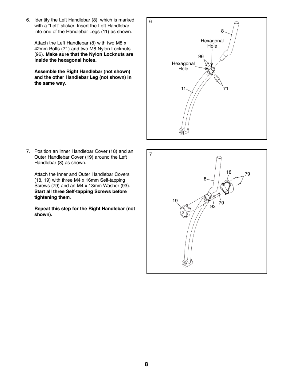 Gold's Gym 510 User Manual | Page 8 / 24