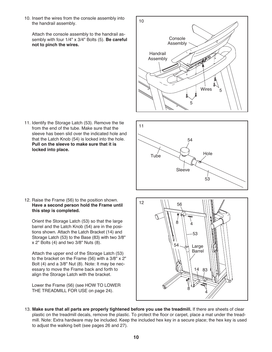 Gold's Gym GGTL80608.0 User Manual | Page 10 / 36