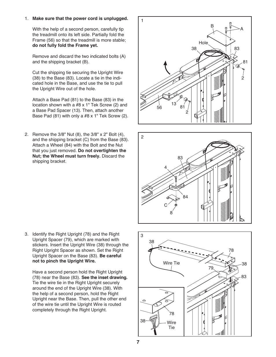 Gold's Gym GGTL80608.0 User Manual | Page 7 / 36