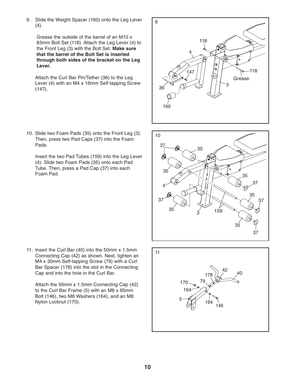 Gold's Gym GGBE8057.0 User Manual | Page 10 / 44