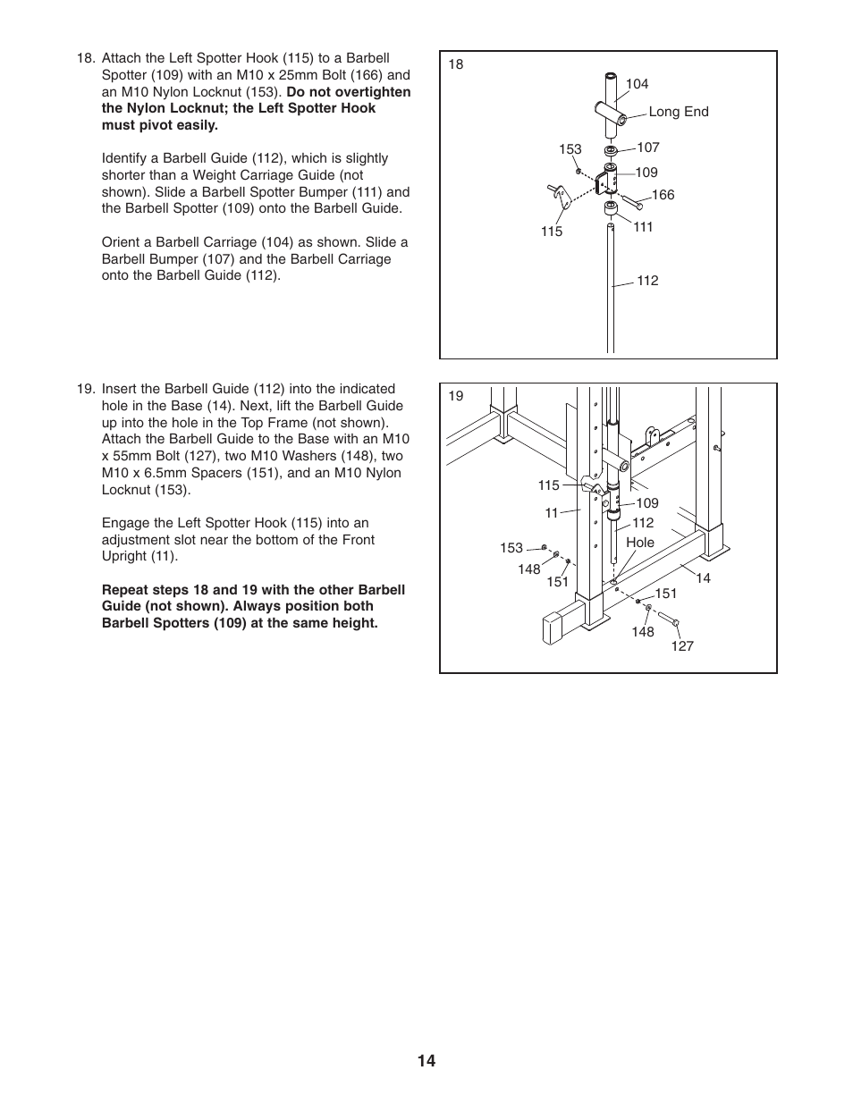 Gold's Gym GGBE8057.0 User Manual | Page 14 / 44