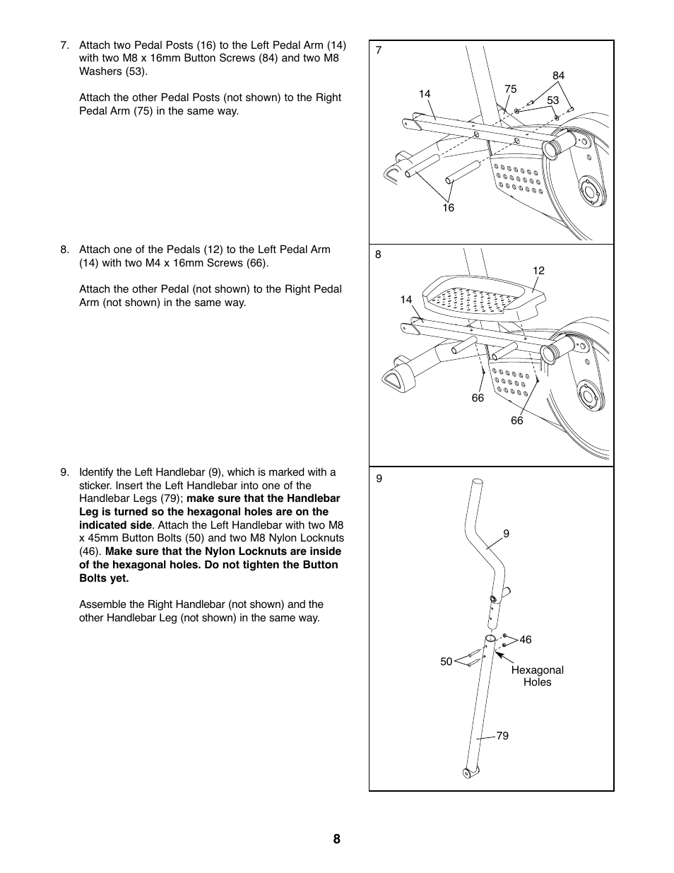 Gold's Gym GGEL62707.0 User Manual | Page 8 / 20