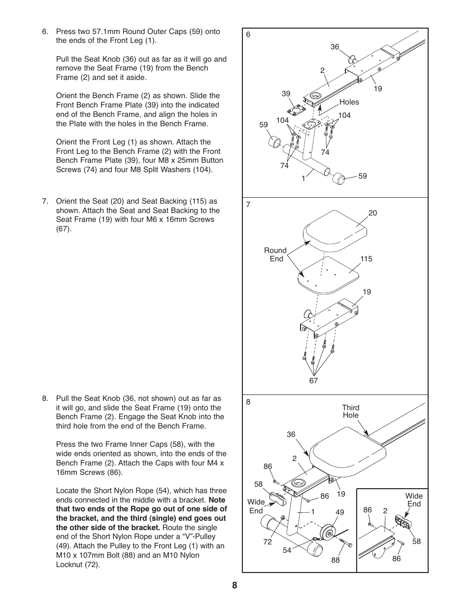 Gold's Gym GGSY2921.0 User Manual | Page 8 / 17