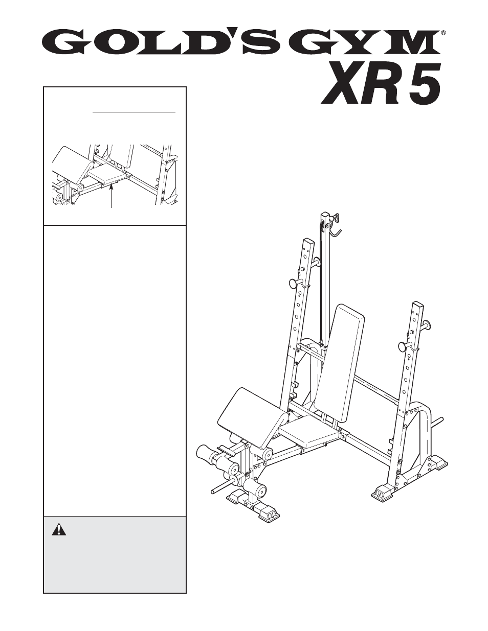 Gold's Gym GGBE12830 User Manual | 19 pages