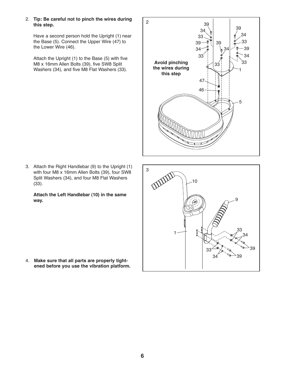 Gold's Gym VIBEMAX 580 User Manual | Page 6 / 12