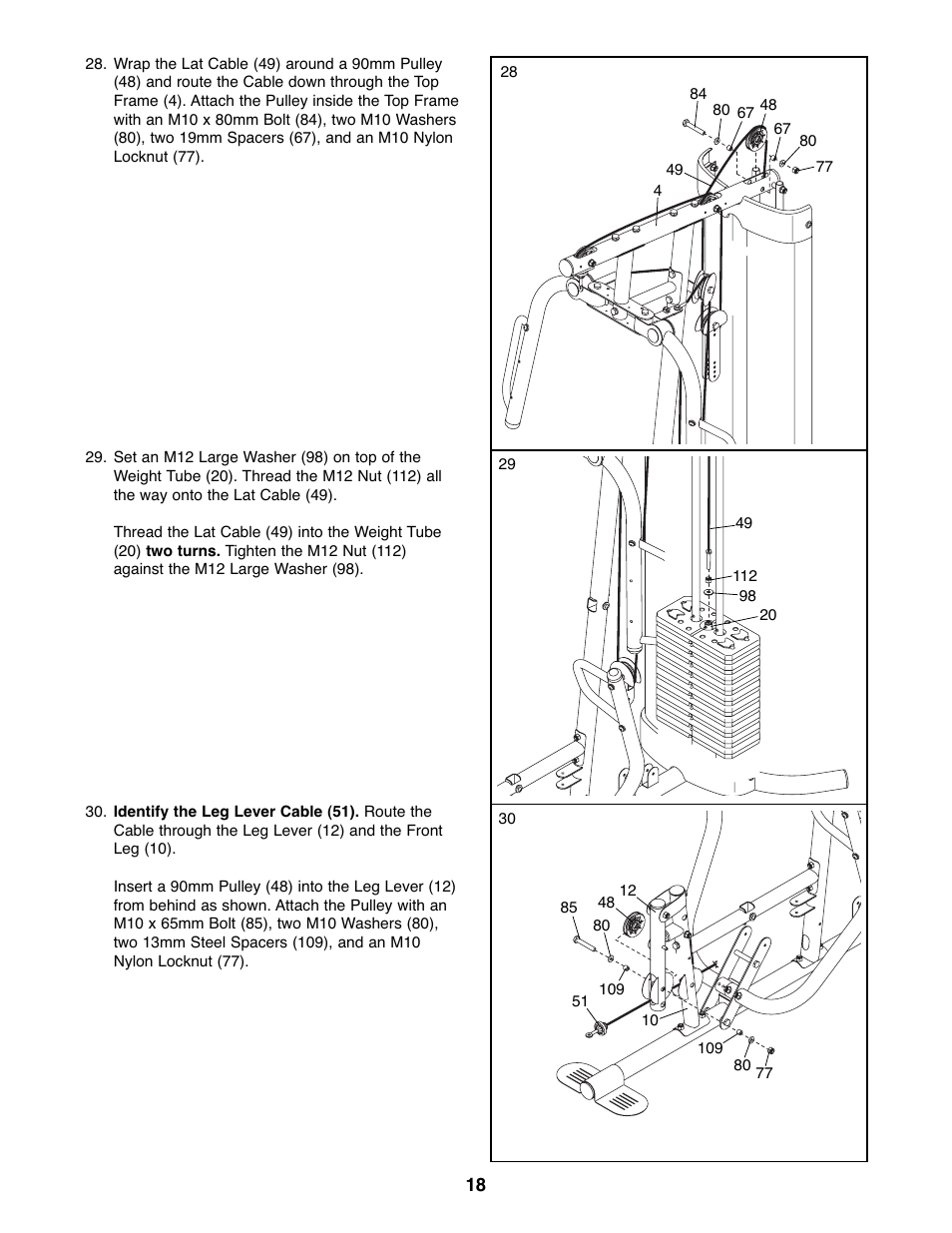 Gold's Gym GGSY3066.1 User Manual | Page 18 / 36