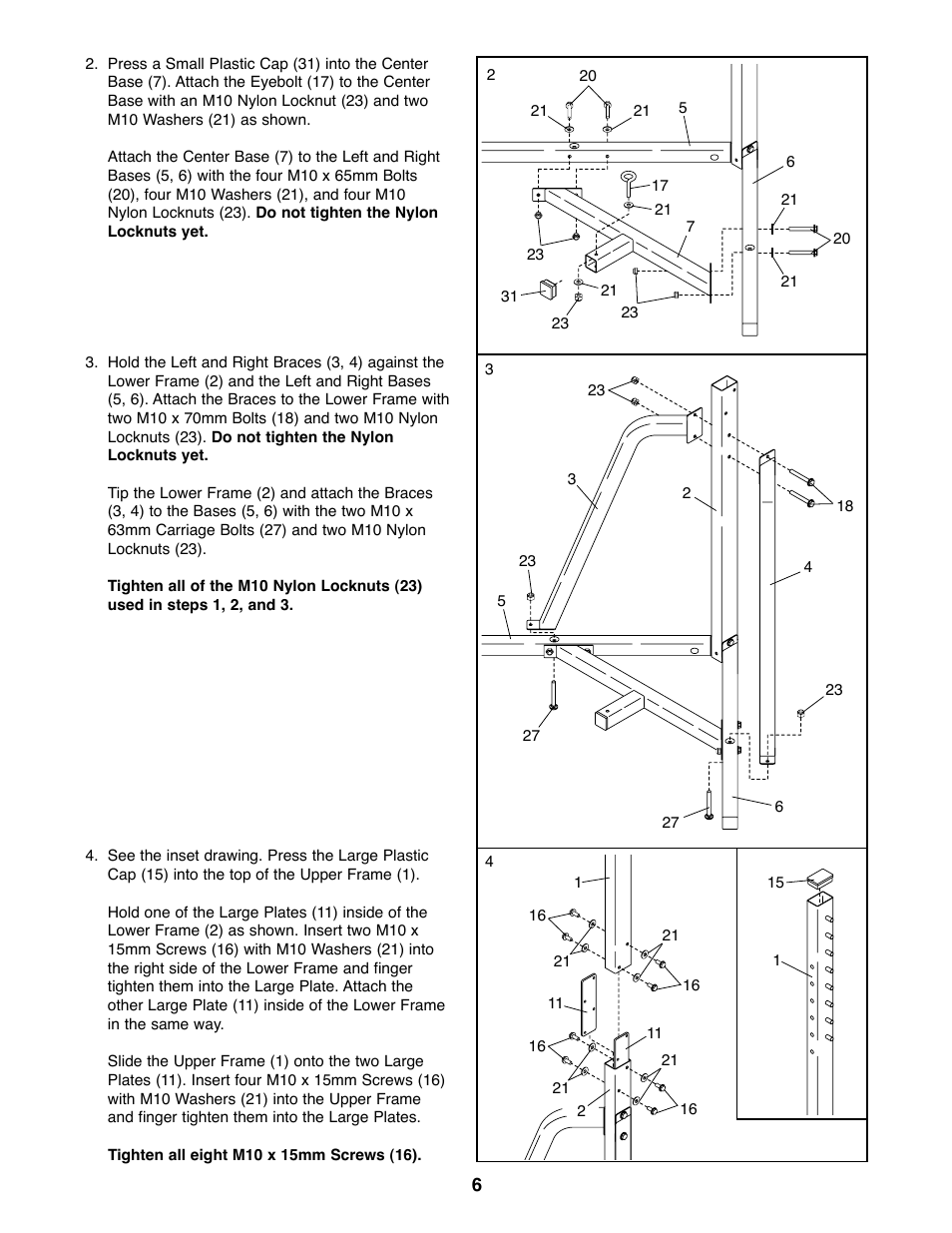 Gold's Gym GACR02 User Manual | Page 6 / 12
