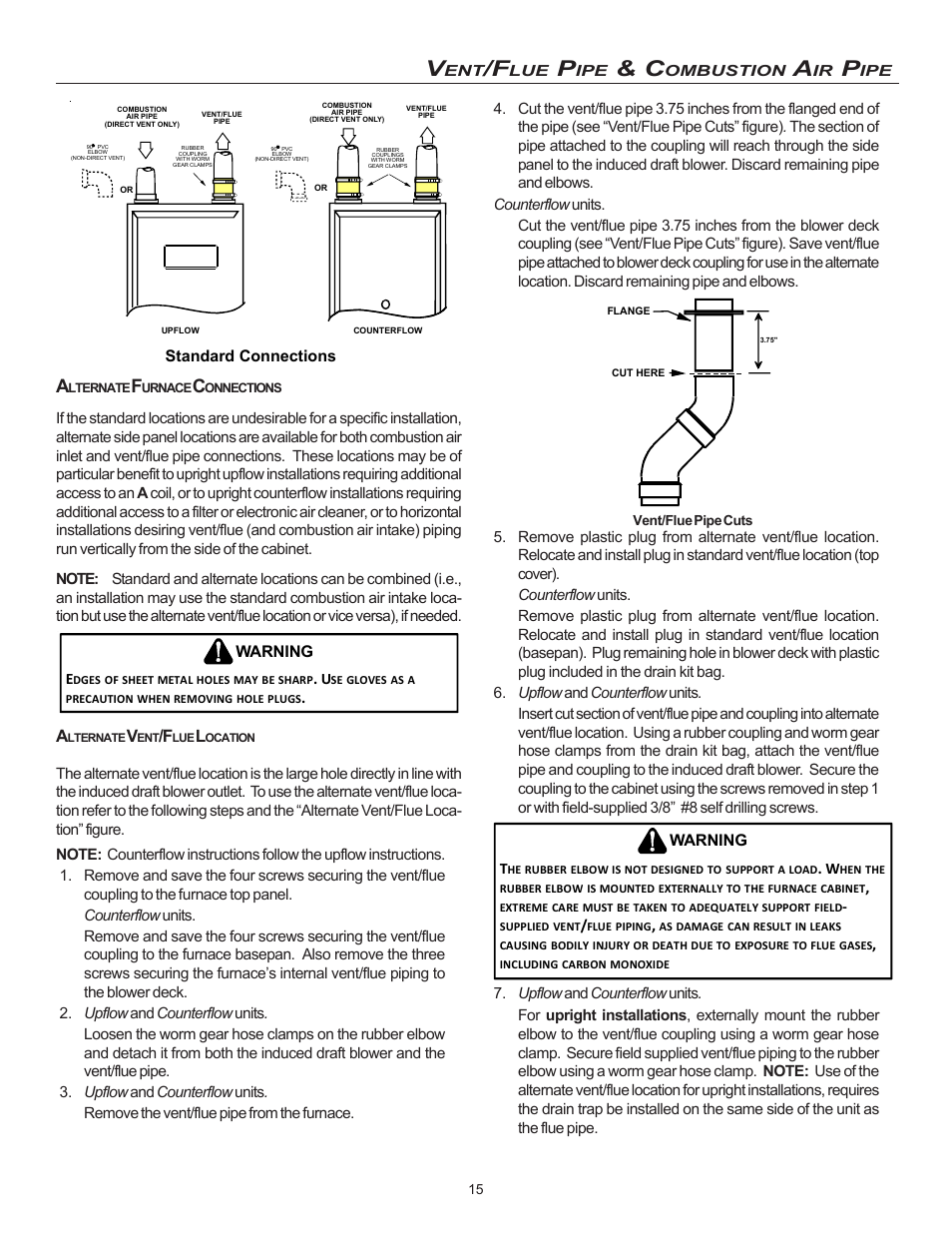 Goodman Mfg MVC95 User Manual | Page 15 / 60