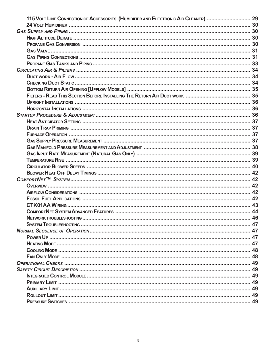 Goodman Mfg MVC95 User Manual | Page 3 / 60