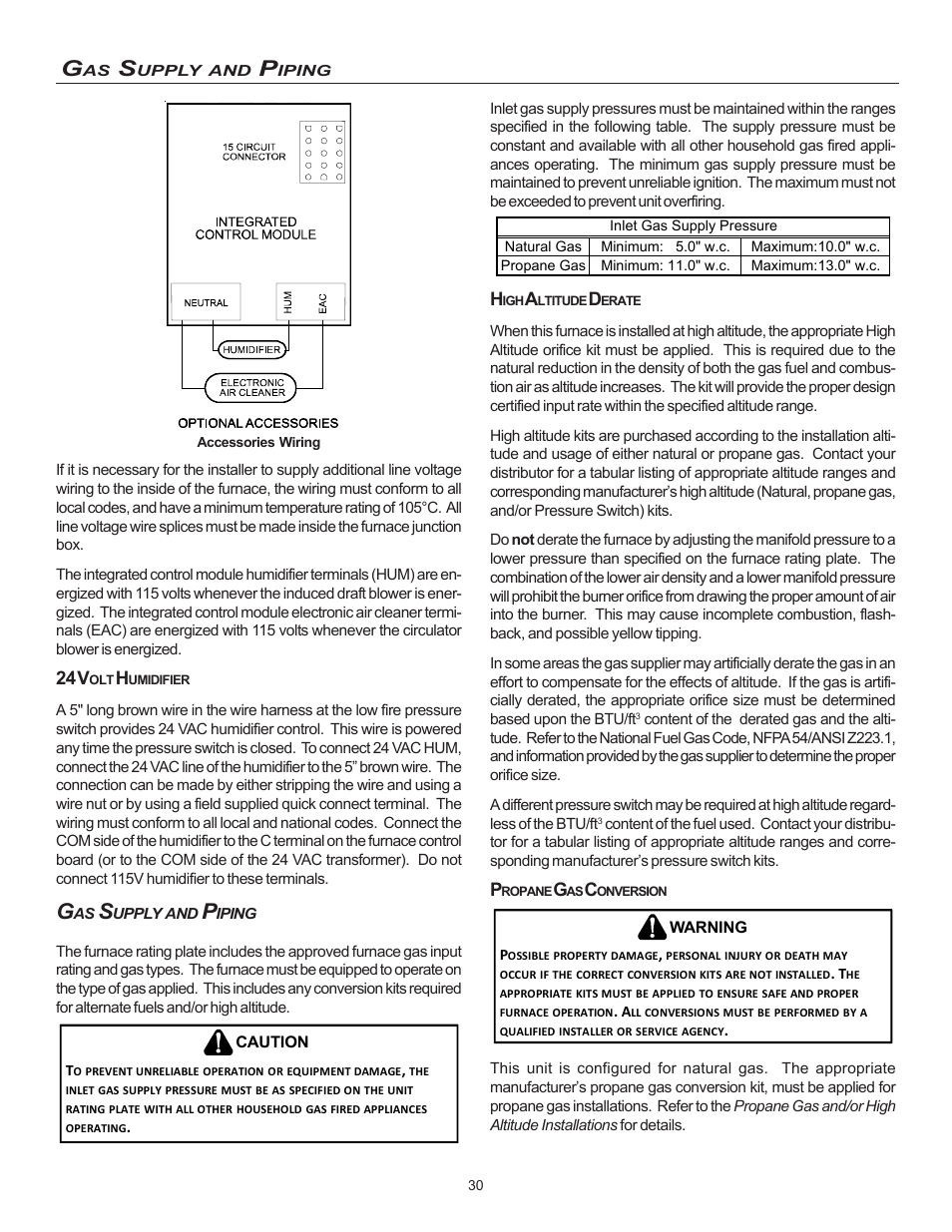 24 v | Goodman Mfg MVC95 User Manual | Page 30 / 60