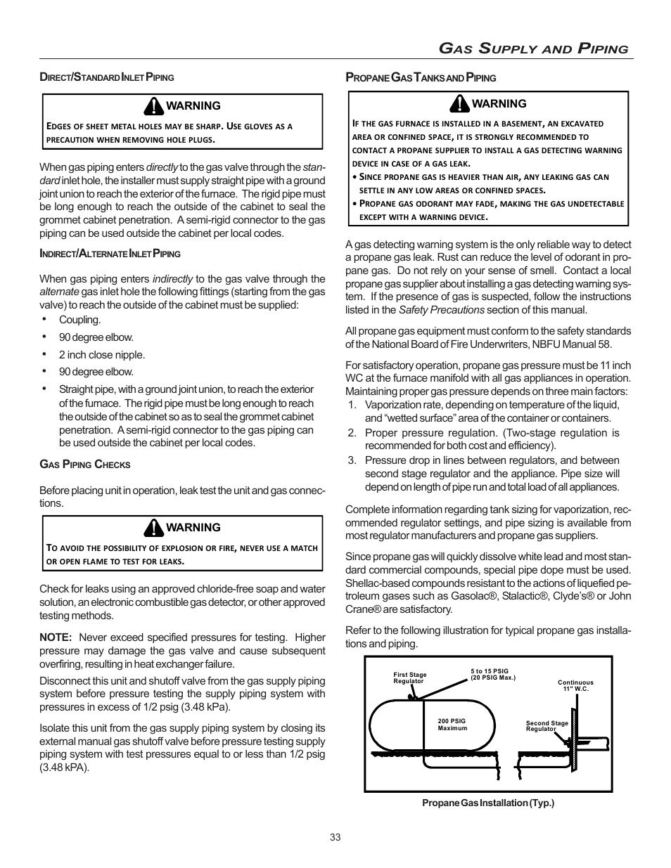 Goodman Mfg MVC95 User Manual | Page 33 / 60