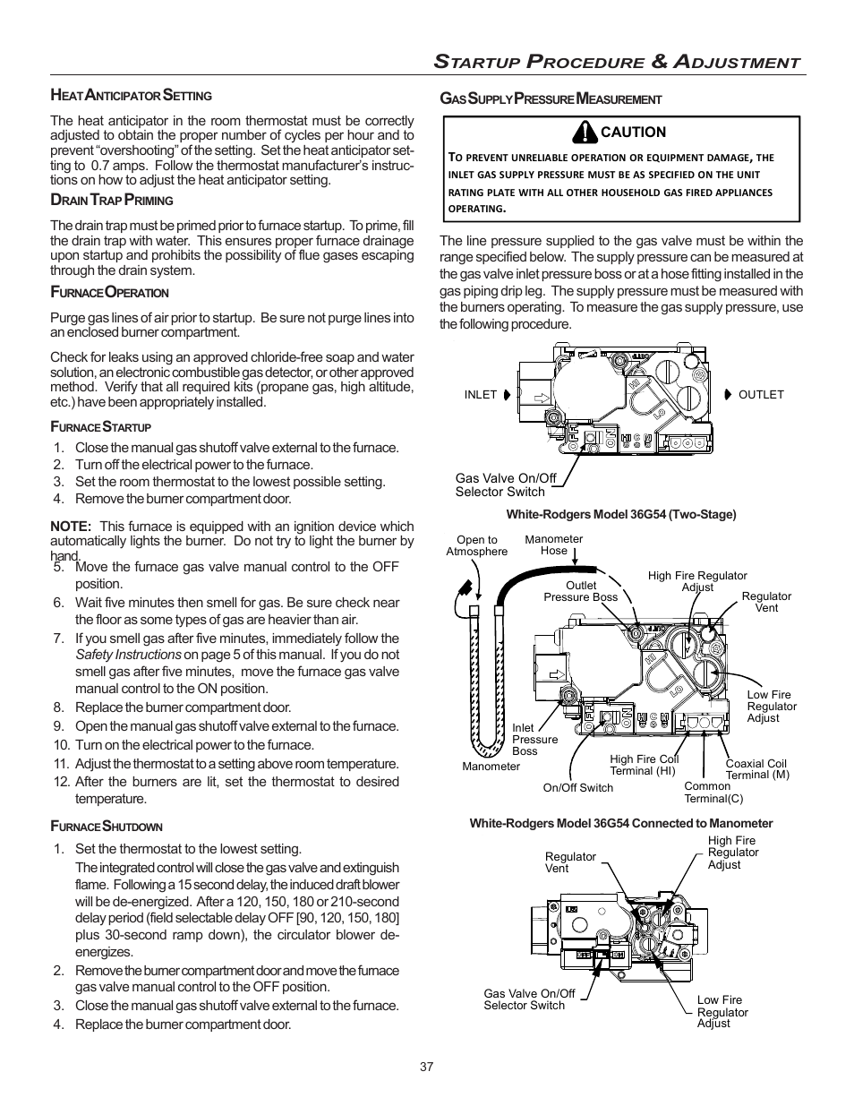 Goodman Mfg MVC95 User Manual | Page 37 / 60