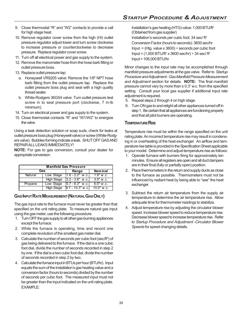 Goodman Mfg MVC95 User Manual | Page 39 / 60