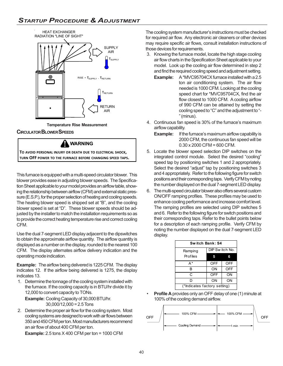 Goodman Mfg MVC95 User Manual | Page 40 / 60