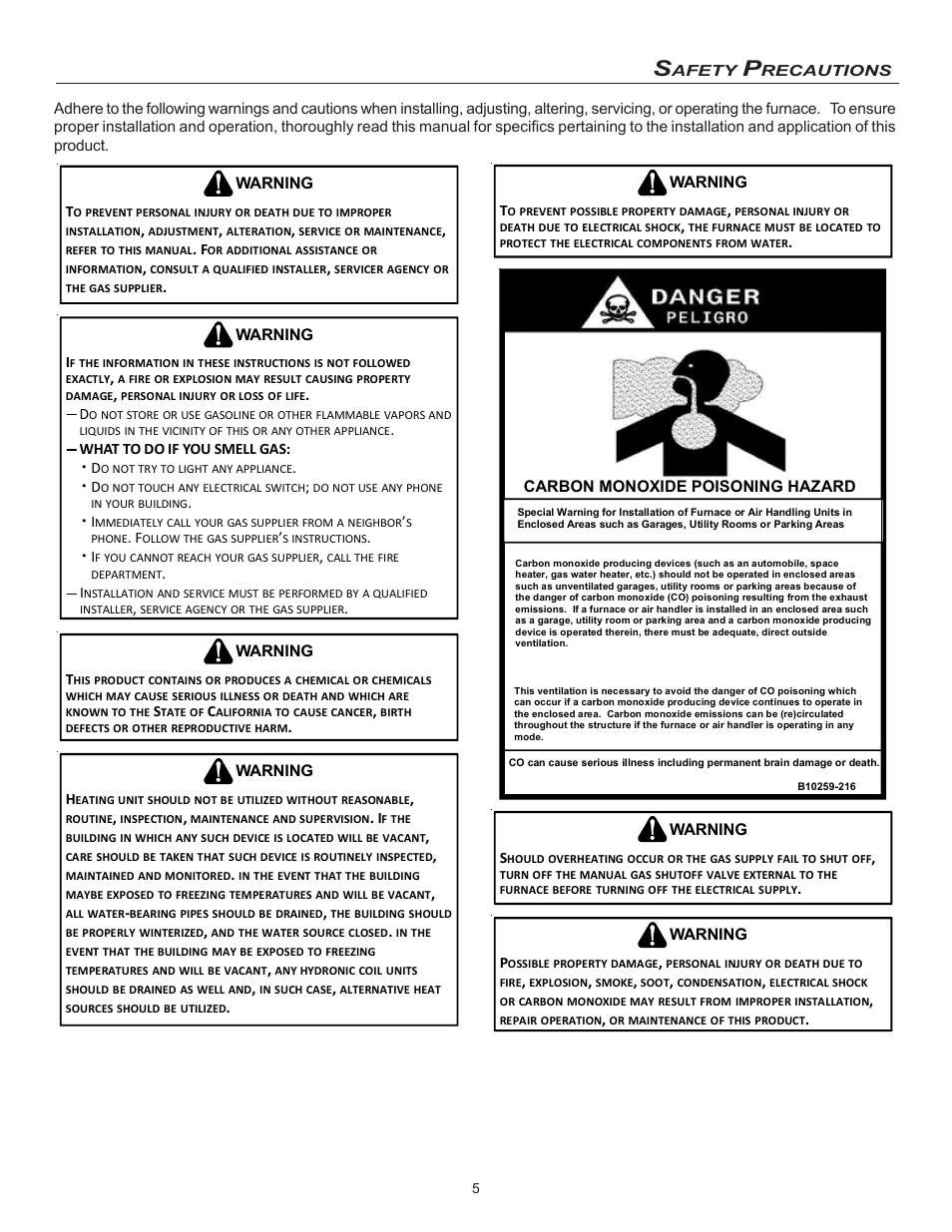 Goodman Mfg MVC95 User Manual | Page 5 / 60