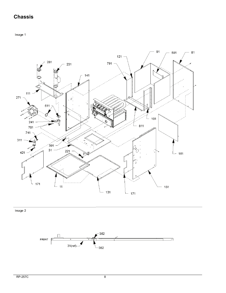 Chassis | Goodman Mfg GMS91155DXA User Manual | Page 8 / 11