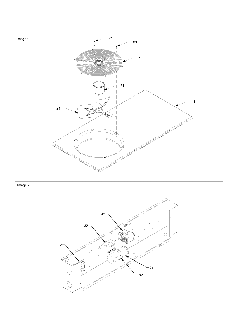 Top panel and control box assembly | Goodman Mfg GPH1430H41AB User Manual | Page 8 / 12