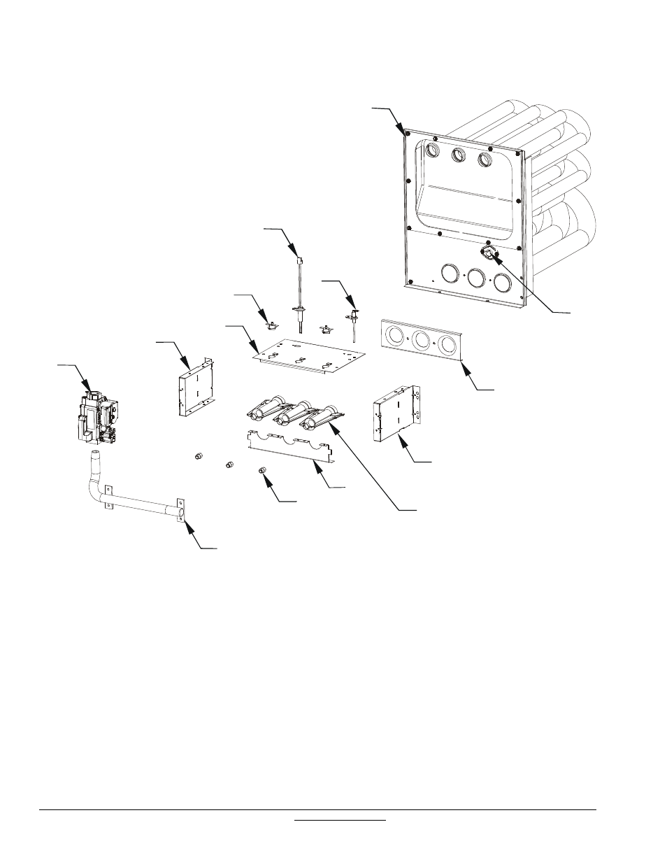 Heat exchanger assy | Goodman Mfg GMS80905CNCC User Manual | Page 6 / 12