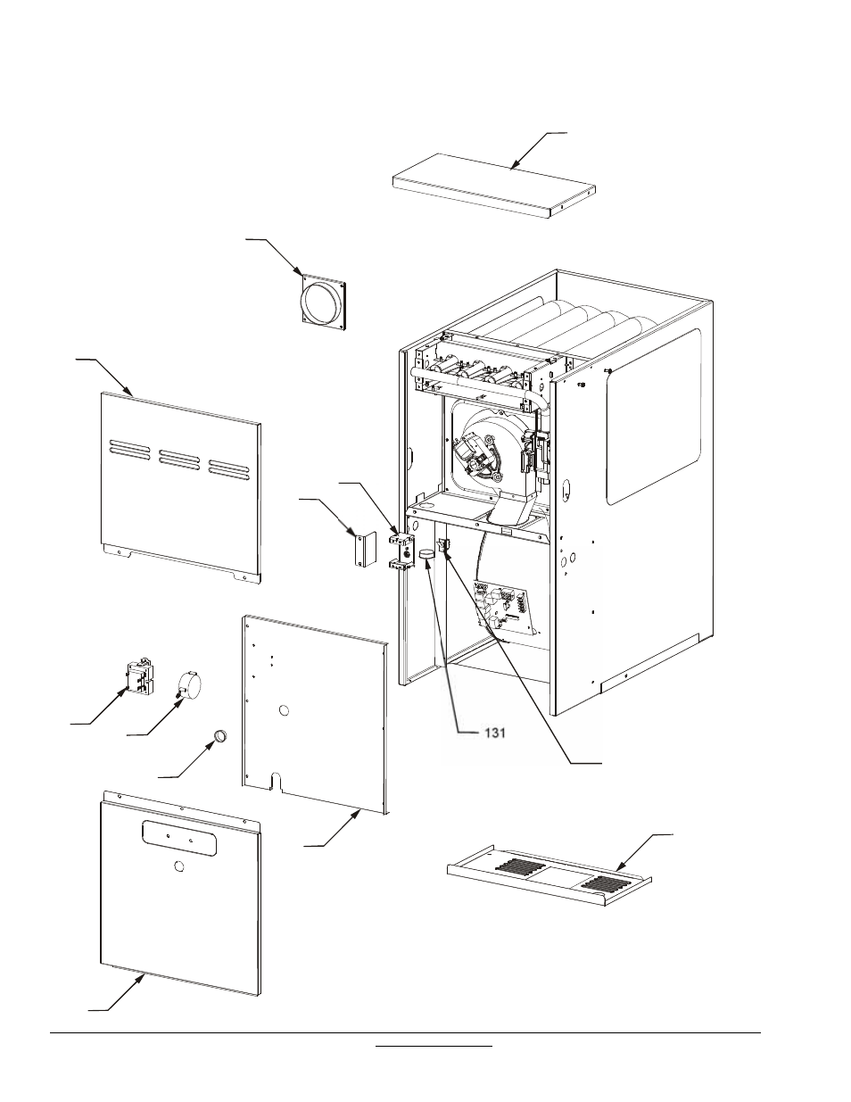 Cabinet assy | Goodman Mfg GDS80904BXCB User Manual | Page 4 / 10