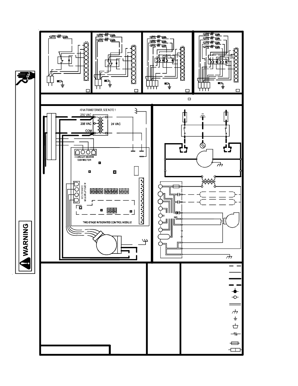 Wiring diagrams, Avptc, Circulator blower | Bk black or orange, Bl blue, Pk pink equipment gnd, Terminal gy gray, Plug connection, Rd red, Fuse | Goodman Mfg AVPTC183014 User Manual | Page 10 / 10