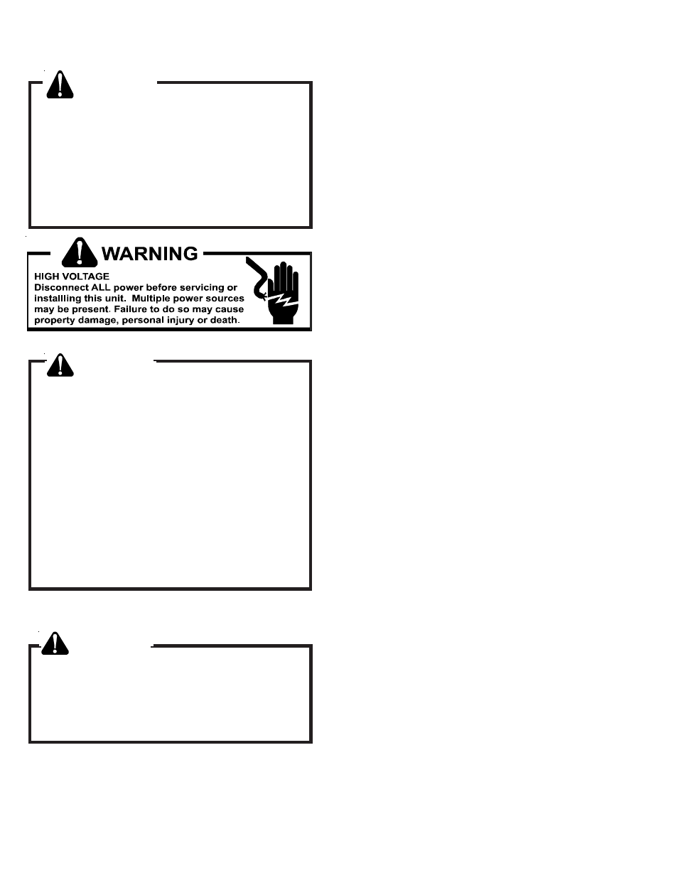 Product design, Warning | Goodman Mfg AVPTC183014 User Manual | Page 4 / 10