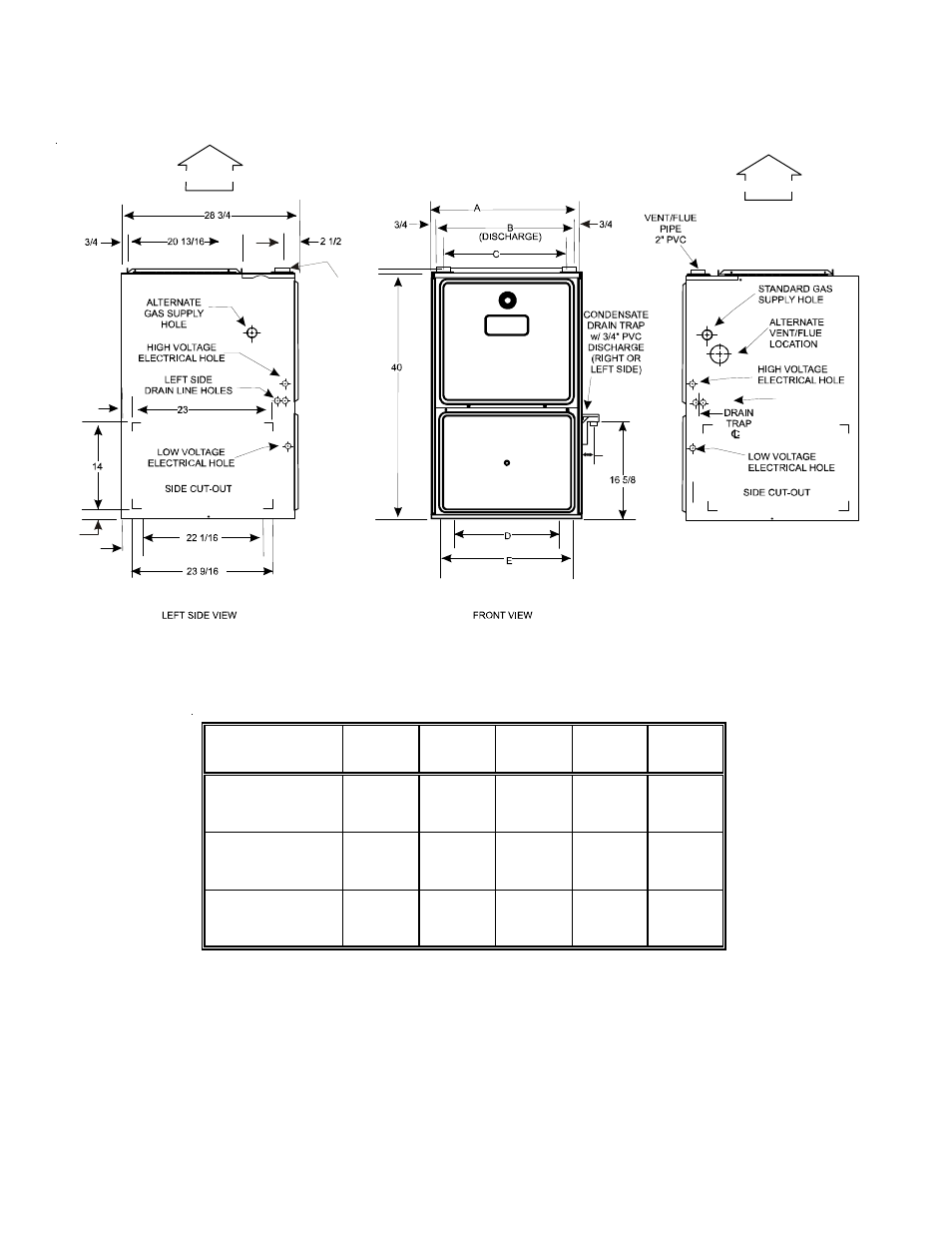 Component identification, Gmh95*****xa | Goodman Mfg GMH95 User Manual | Page 6 / 15