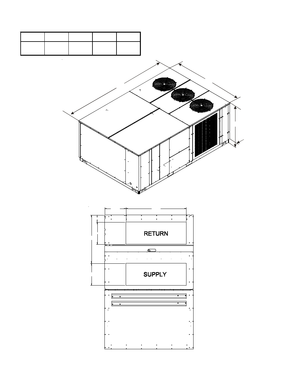 Appendix c unit dimensions | Goodman Mfg IO-367B User Manual | Page 19 / 20