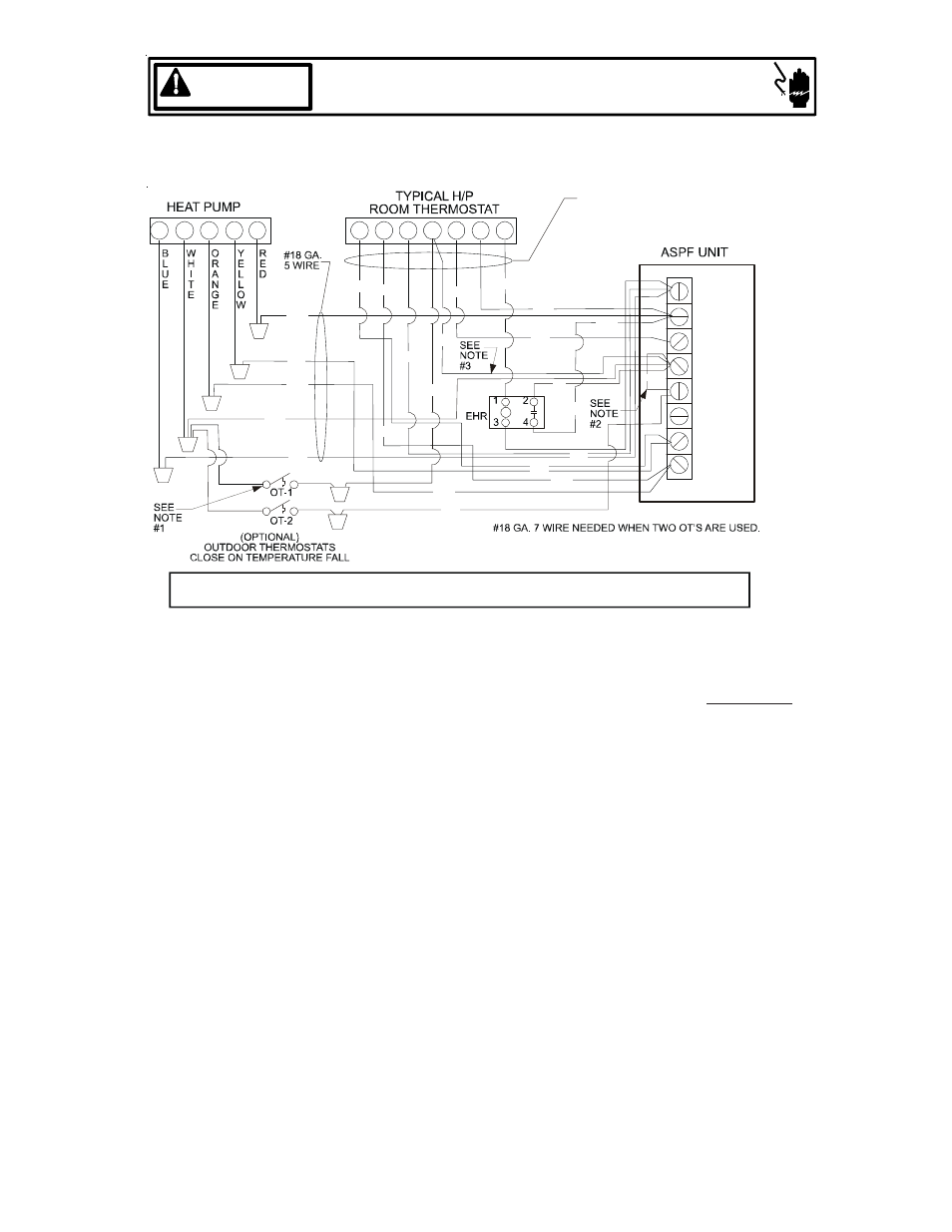 Warning, High voltage | Goodman Mfg ARUF User Manual | Page 16 / 20