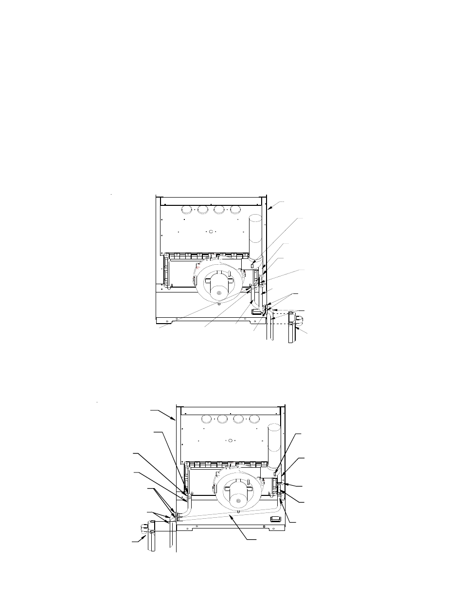 Upright “standard” connections - left side | Goodman Mfg GAS-FIRED WARM AIR FURNACE GKS9 User Manual | Page 19 / 40