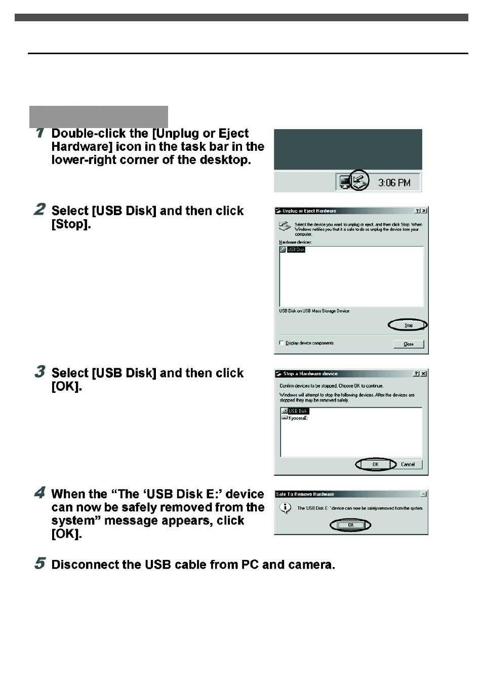 Removing the camera | Goodman Mfg G-SHOT 3029TFT User Manual | Page 35 / 40